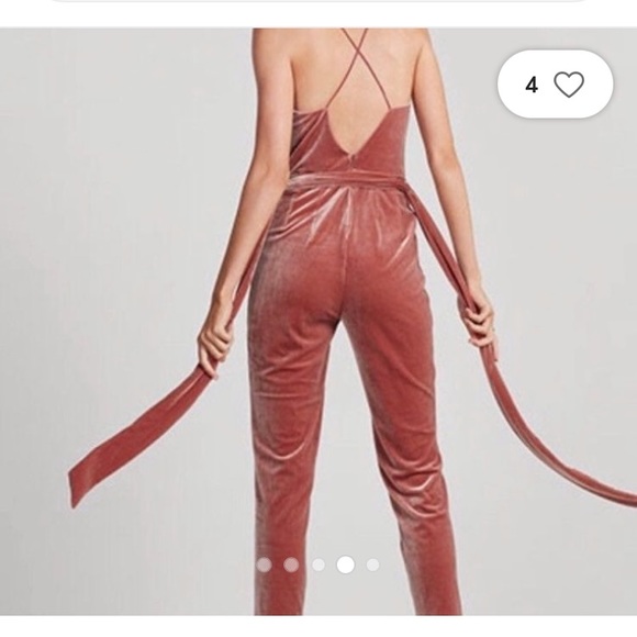 Express Velvet Jumpsuit - Women’s - Picture 8 of 15